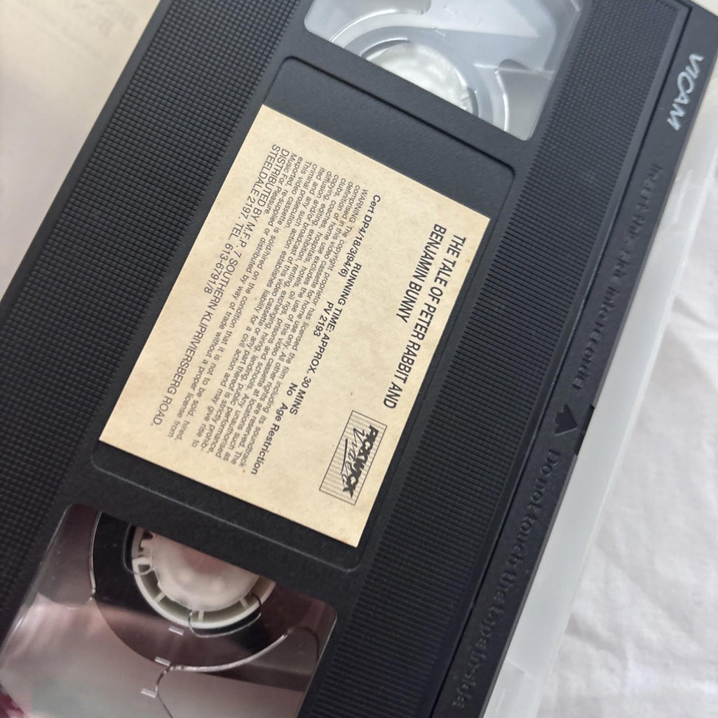 The Tale of Peter Rabbit & Benjamin Bunny Beatrix Potter 1993 VHS TAPE PAL VIDEO - Come Sell Nearly Anything