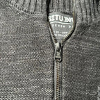 Grey and black quarter zip jumper from insitu #winterknitwear XXXL 3XL T2-18 - Come Sell Nearly Anything