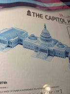 CUBICFUN 3D PUZZLE MC074H THE CAPITOL HILL 132 Pcs 20.7" x 9.3" x 7.9"