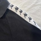 Kappa Men's Polo Shirt Black Size XL Y2K Streetwear Sport Casual