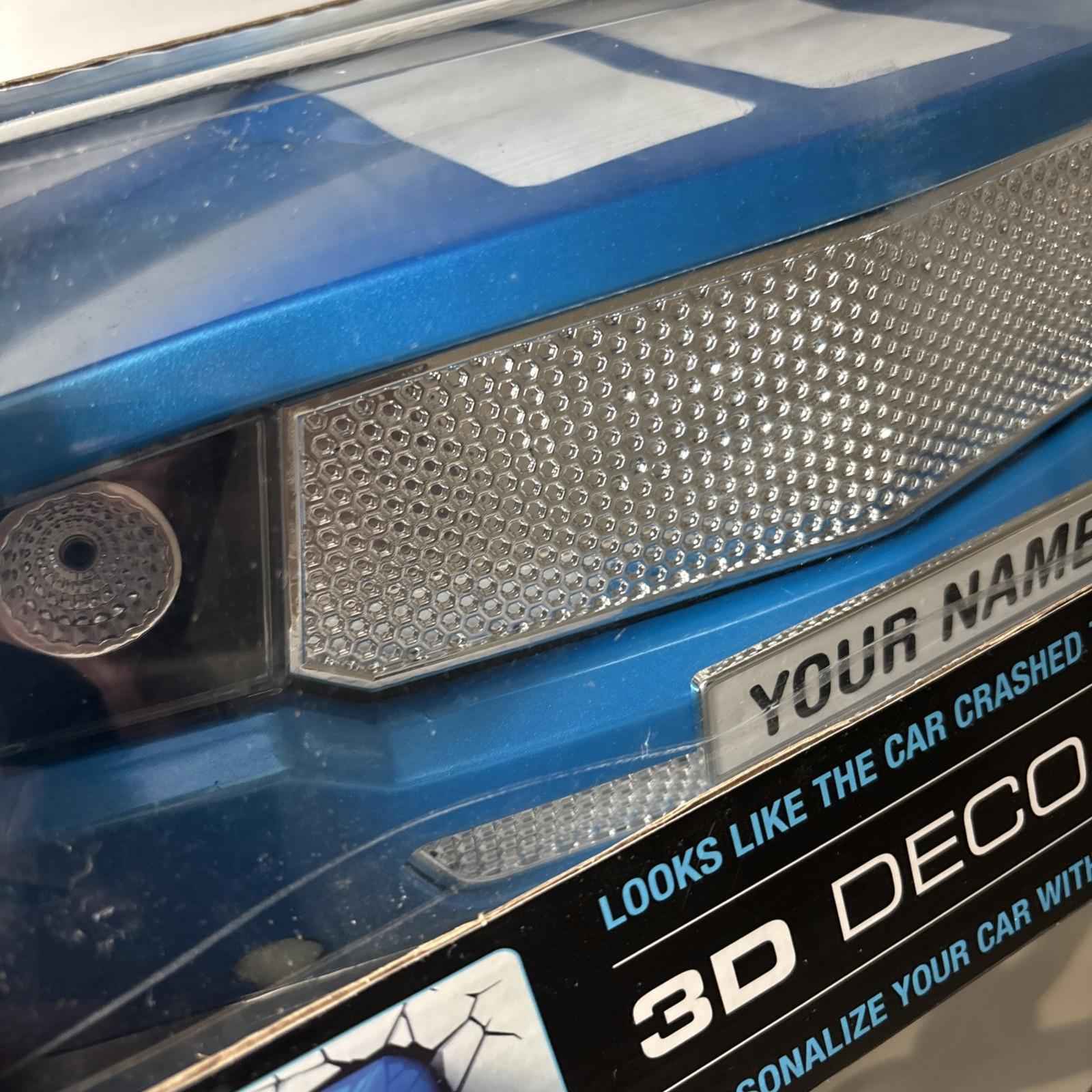 3D FX Deco Hot Blue Muscle Car Led Night Light Wall Toys Art Room Deco Hot