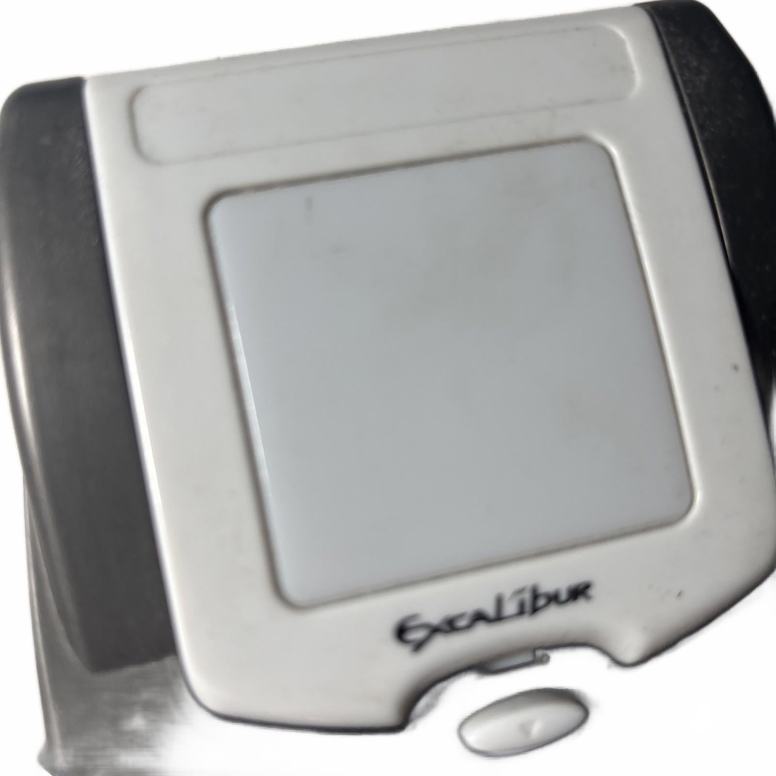 Space Invaders Electronic Handheld Game LCD Toy Excalibur #402-1CS Works