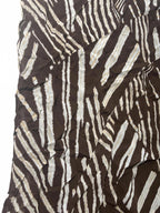 Bandolera Woman Medium Brown Patterned Midi Dress - Come Sell Nearly Anything