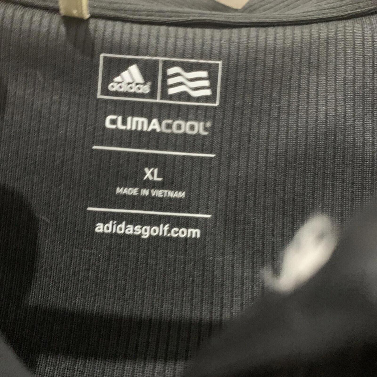 Adidas Climacool Palm Meadows Black Golf Polo Shirt XL. - Come Sell Nearly Anything