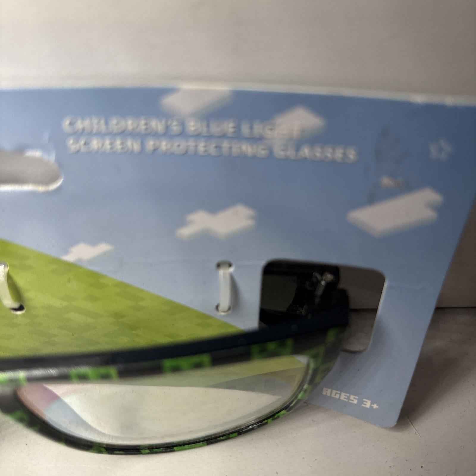 Minecraft blue light protecting glasses Brand New