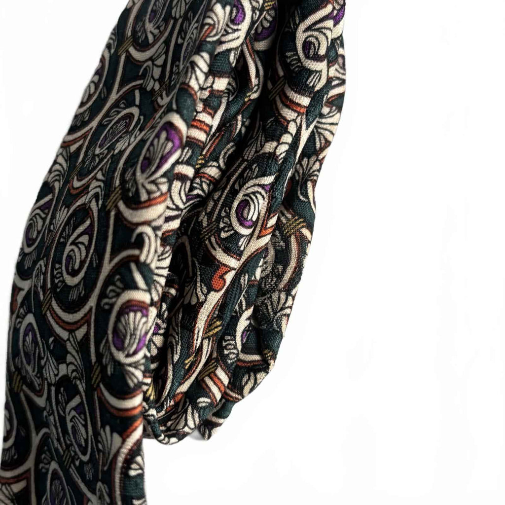 John & Lois Men's Tie with Ornate Pattern