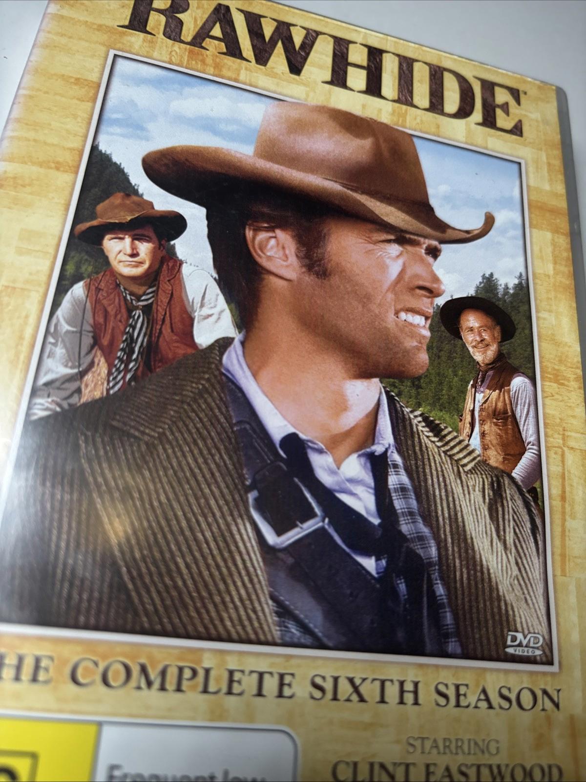 RAWHIDE The Complete Sixth (6) Season DVD Set Region 4 Clint Eastwood TV Series - Come Sell Nearly Anything