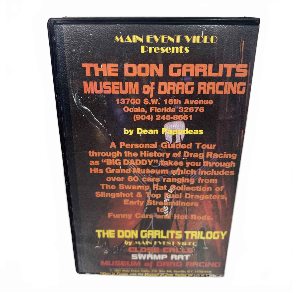 Big Daddy Don Garlits Museum Of Drag Racing VHS Tape