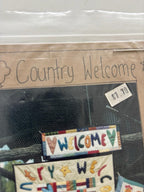 The Chook Shed - Country Welcome Patchwork Wall Hanger Sew Pattern Vintage Craft - Come Sell Nearly Anything