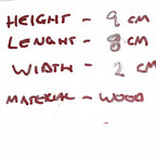 Set of 3 Miniature Wooden Sailboats with Fabric Sails