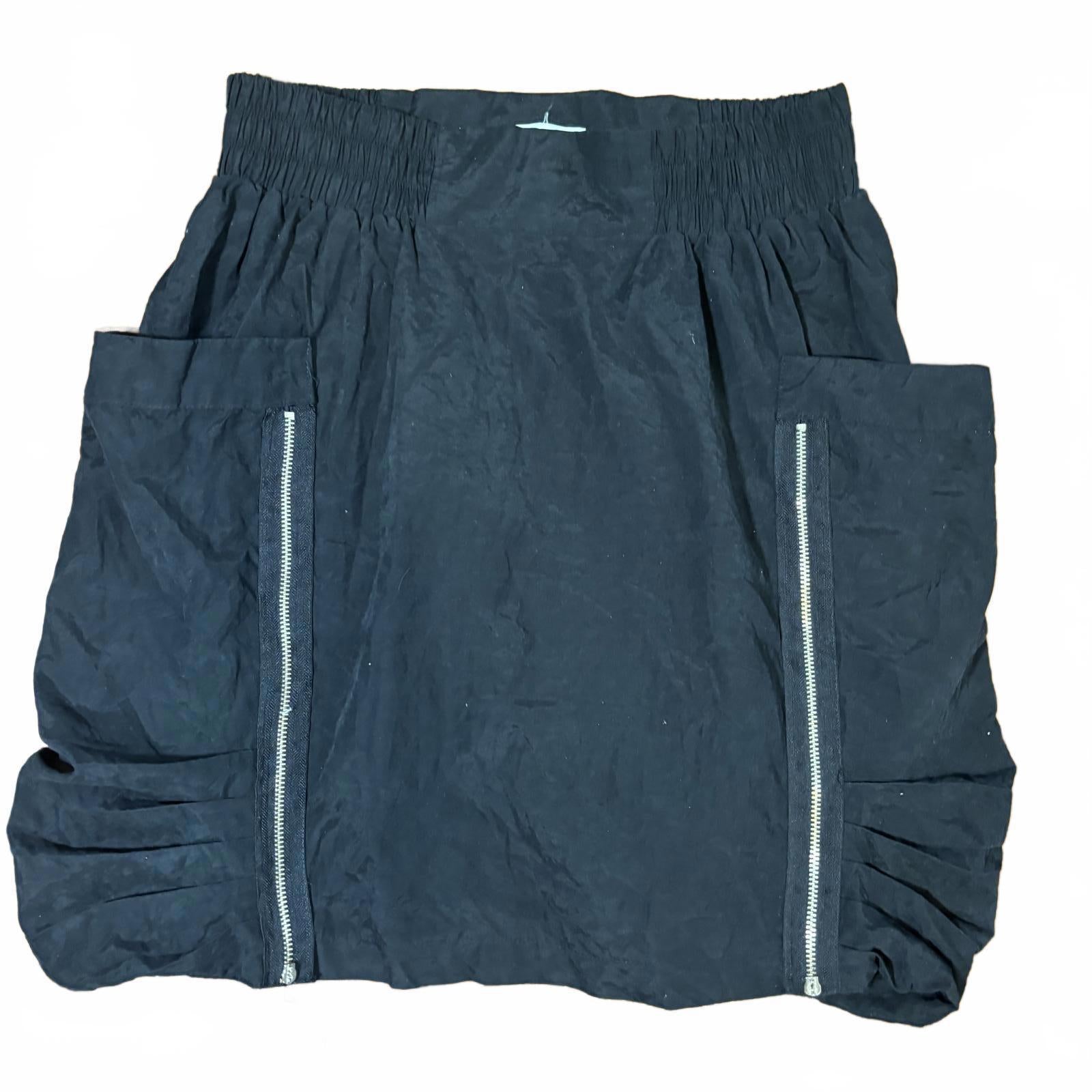 Valleygirl Black Skirt with Zipper Detail Size 12 - Come Sell Nearly Anything