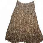 Colour Code Women's Leopard Print Skirt Size 16 Summer Boho