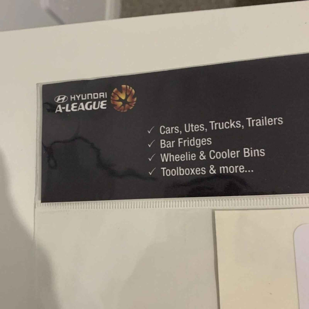 A-League Melbourne Heart Mega Supersized Logo Decal Sticker. X Large 25cm