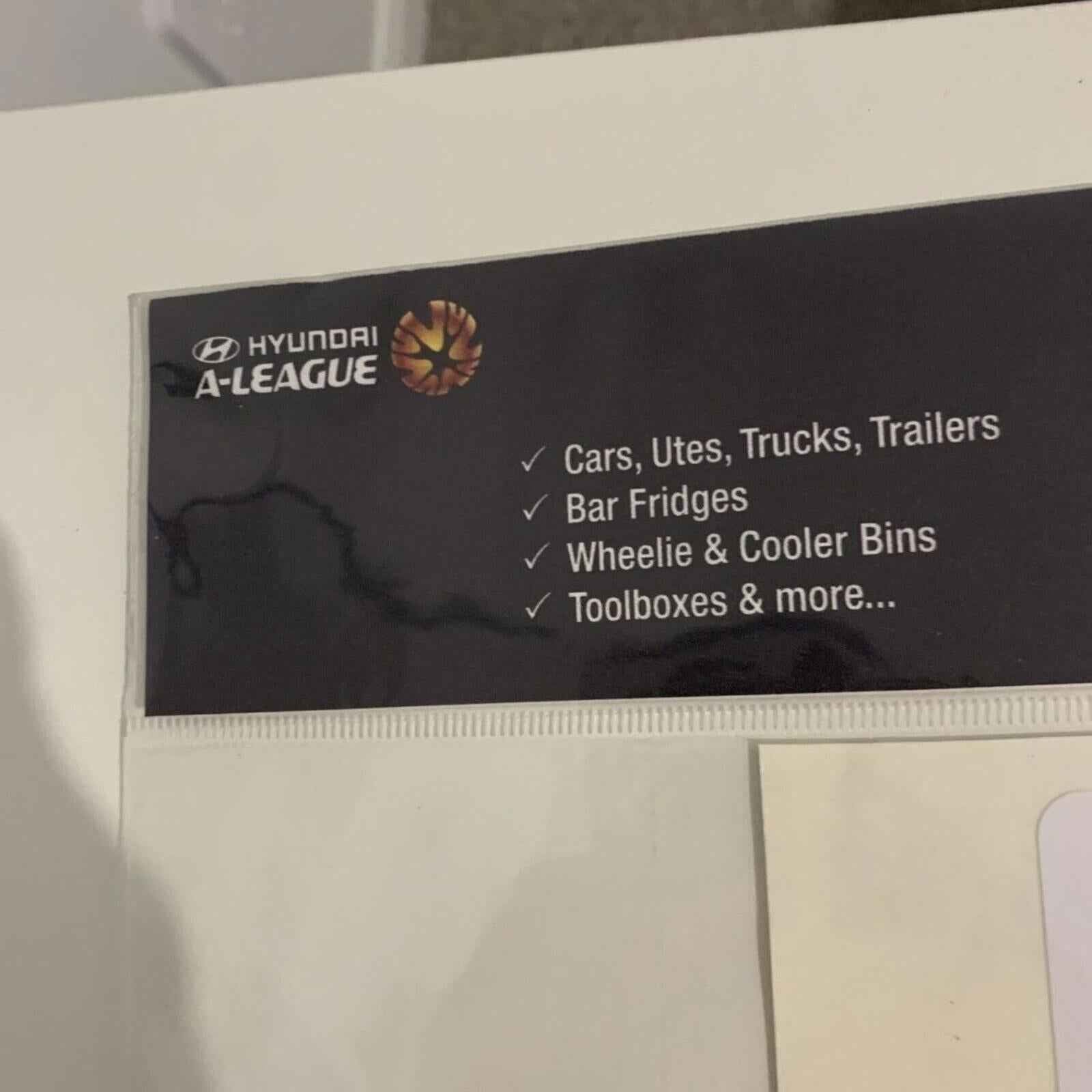 A-League Melbourne Heart Mega Supersized Logo Decal Sticker. X Large 25cm