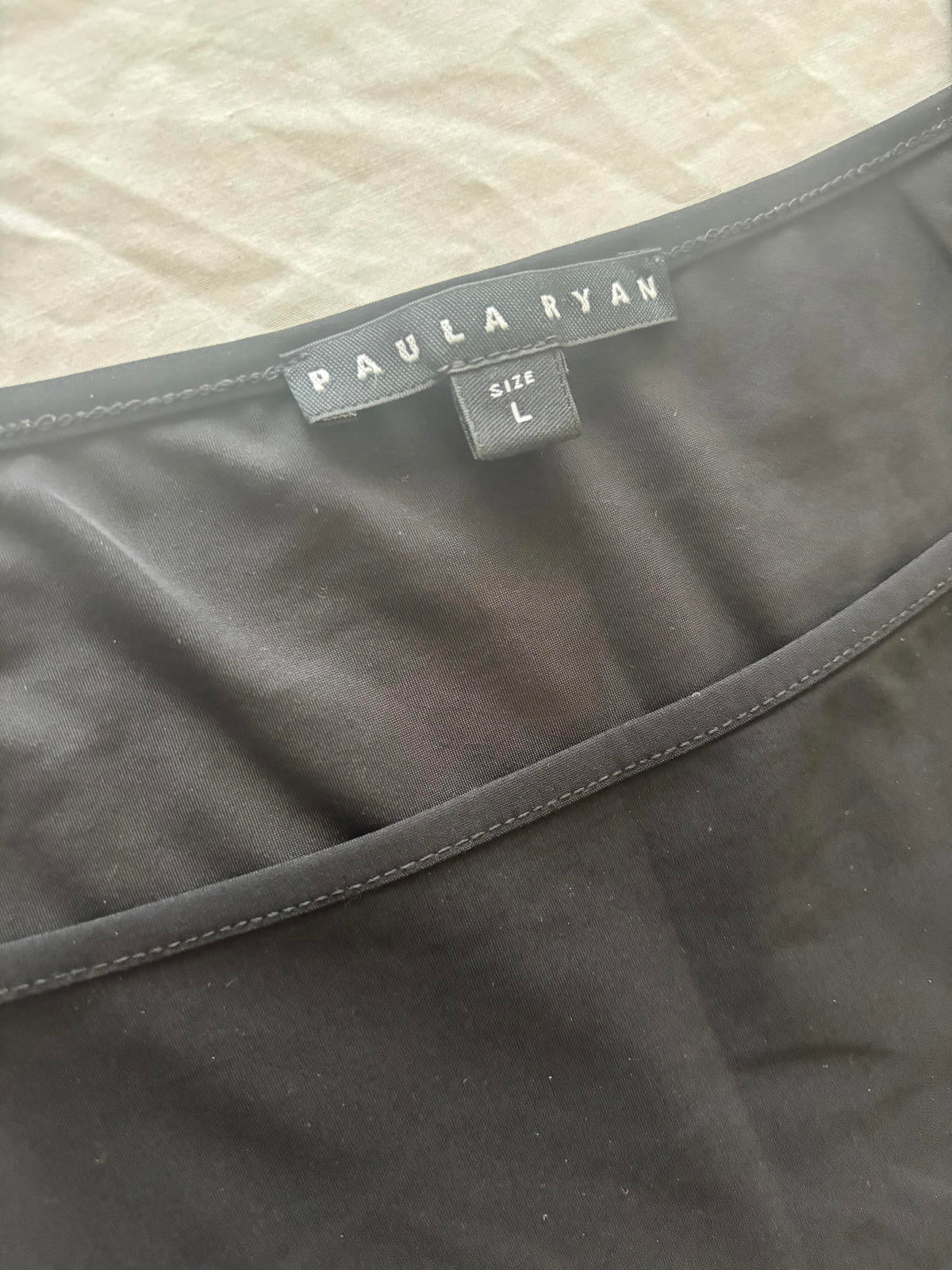 Paula Ryan Black Womens Dress Size L Elegant Sleeveless - Come Sell Nearly Anything