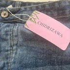 Distressed Denim Skirt Women's Size 2XL - Come Sell Nearly Anything