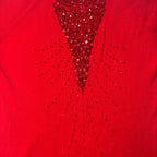 Yagmour Women's Red Embellished Sweater - Come Sell Nearly Anything