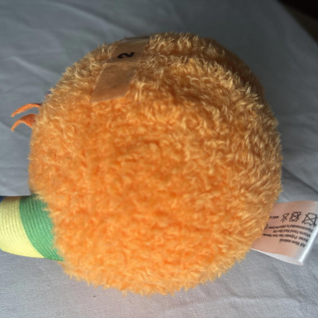 Australian Fundraising Orange Monty the Monster 4" Soft Toy Preloved
