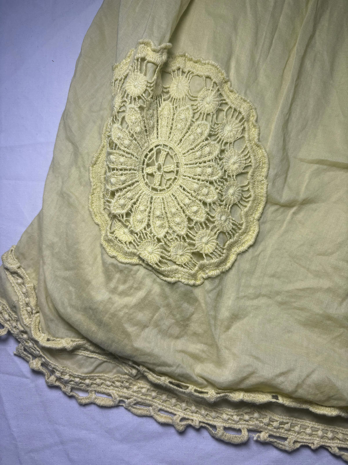 Katherine Women's Maternity Dress Size 14 Yellow Cotton - Come Sell Nearly Anything