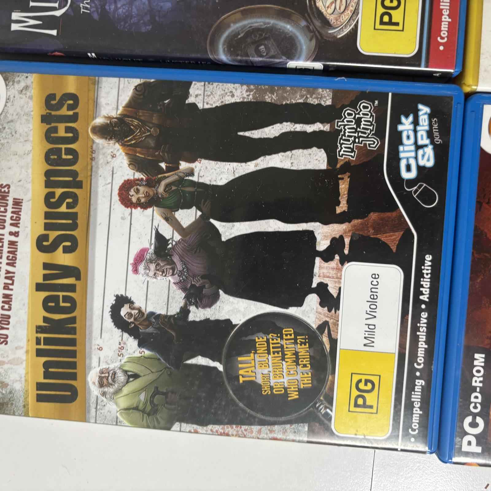 PC CD-ROM Mystery and Horror Game Collection