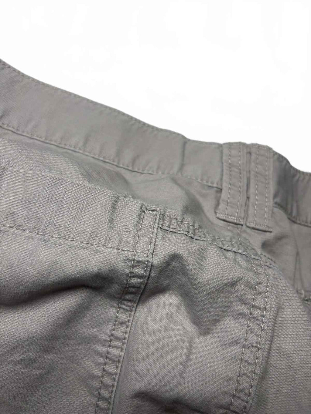 Yishion Men's Cargo Pants Size 35 Beige Cotton Casual Workwear