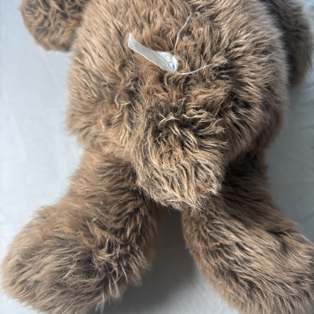 Teddy Bear Dog Look 40cm Plaid Scarf With Hard Nose