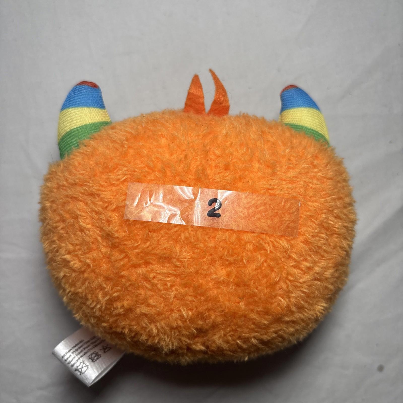Australian Fundraising Orange Monty the Monster 4" Soft Toy Preloved