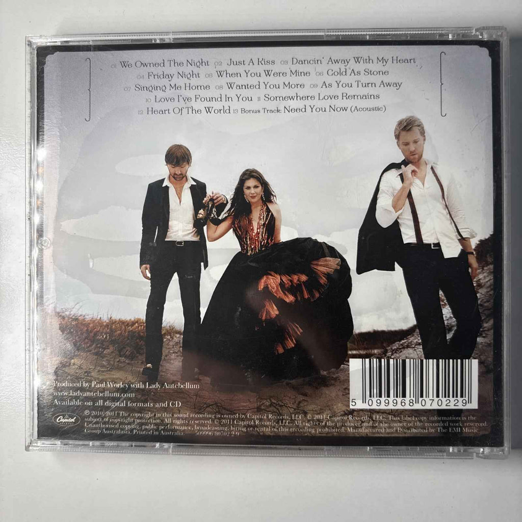 Lady Antebellum – Own The Night - 2011 CD excellent