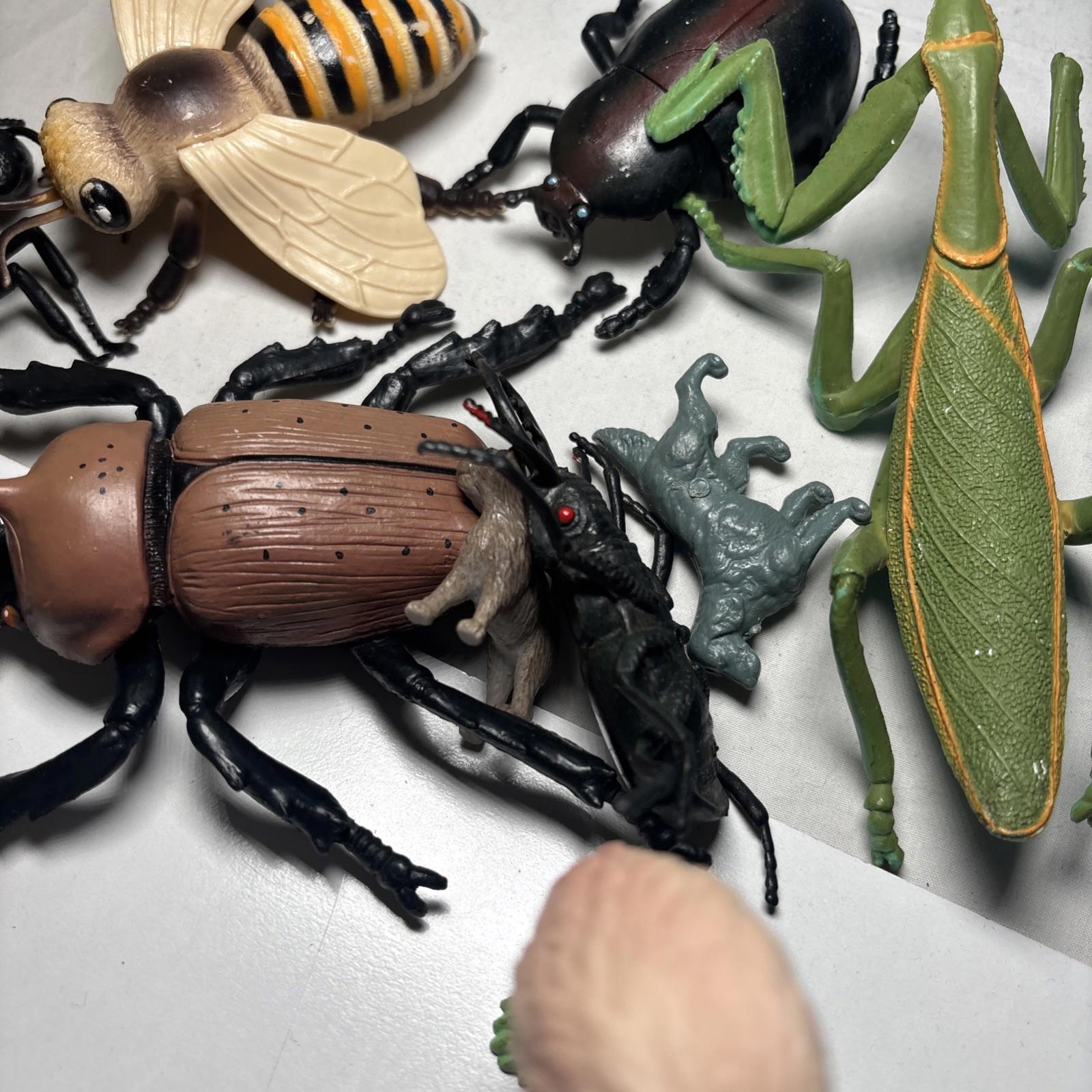 Vintage Farm Safari Domestic Wildlife Animal Bundle Plastic Toys Pretend Play