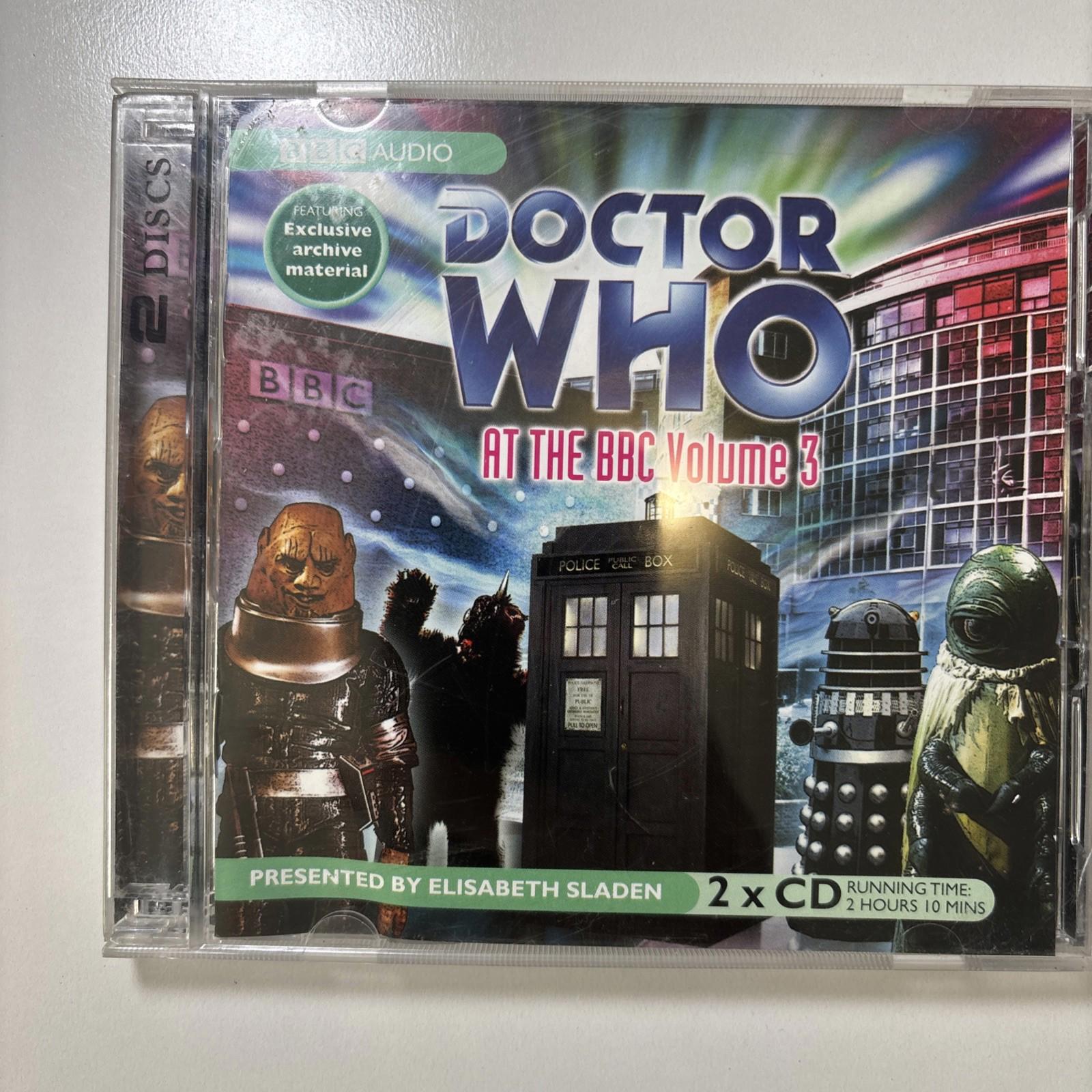 Elisabeth Sladen Doctor Who At The BBC Volume 3 Radioplay - Come Sell Nearly Anything