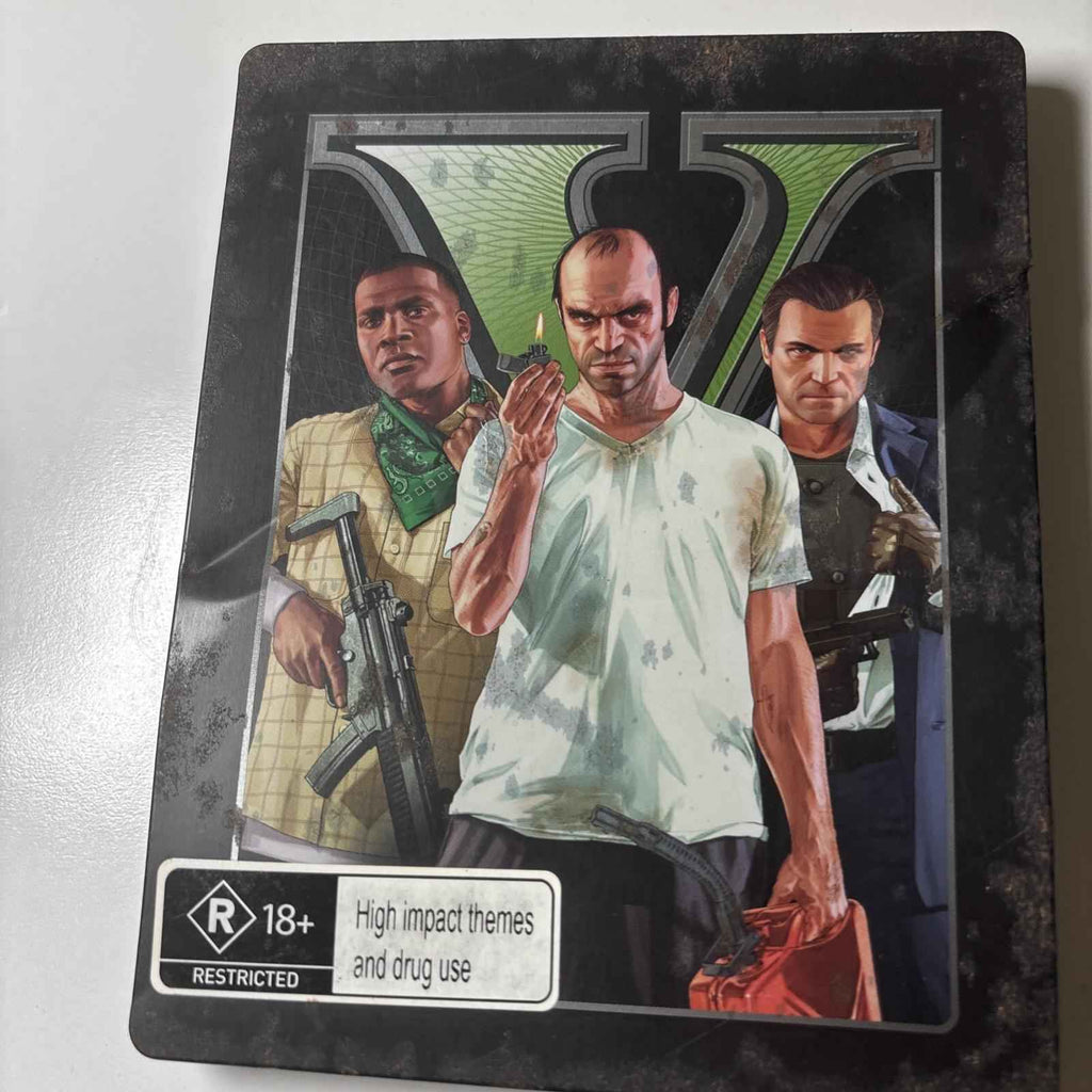 Grand Theft Auto V - Steelbook - PS3 - PAL - No Map & Manual