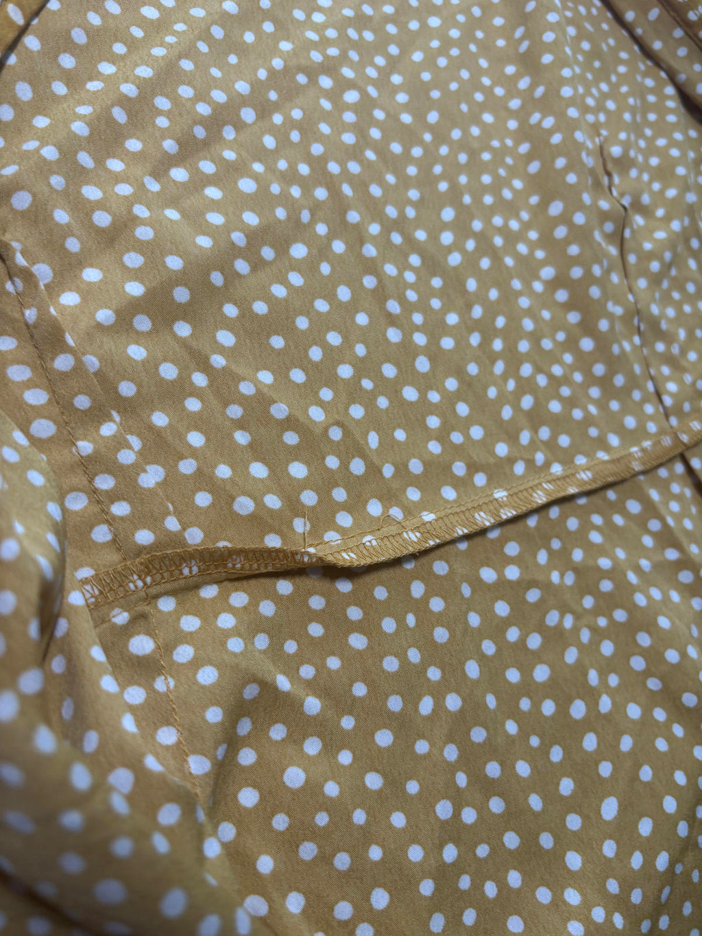 Vero Moda Medium Mustard Polka Dot Wrap Dress BNWT - Come Sell Nearly Anything