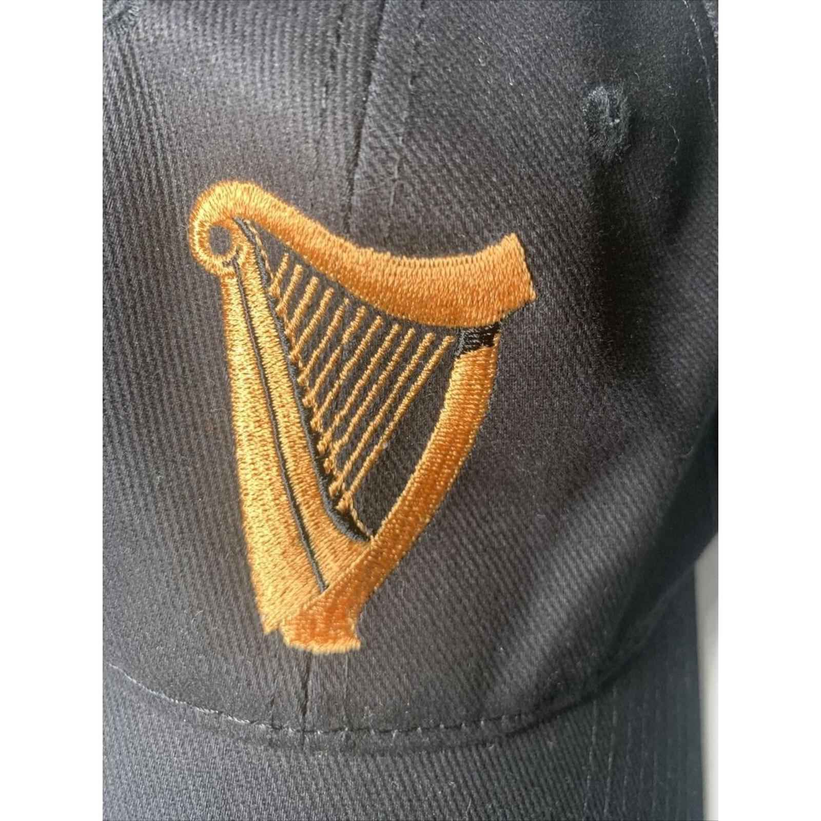Guinness Embroidered Baseball Cap, Logo Cotton Hook and Loop Adjusted.