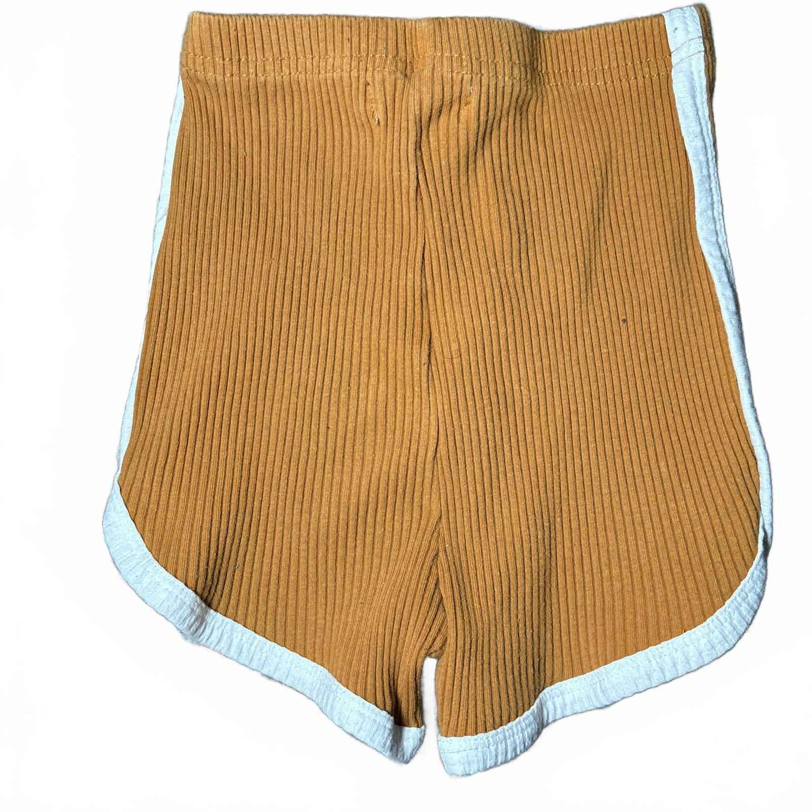 Lacey lane Casual Ribbed Shorts with White Trim