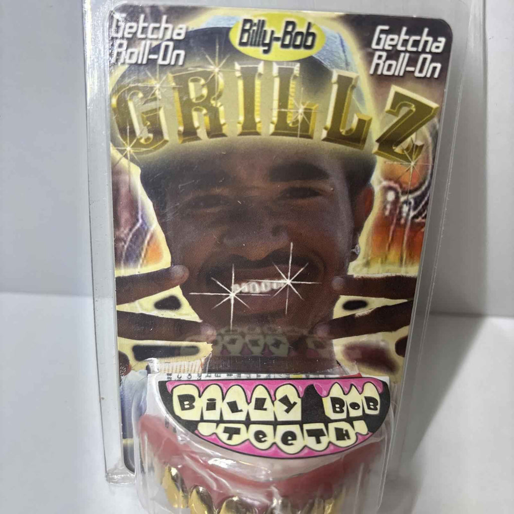 Gold Billy Bob Grillz Fake Teeth Original Brand New - Last One!