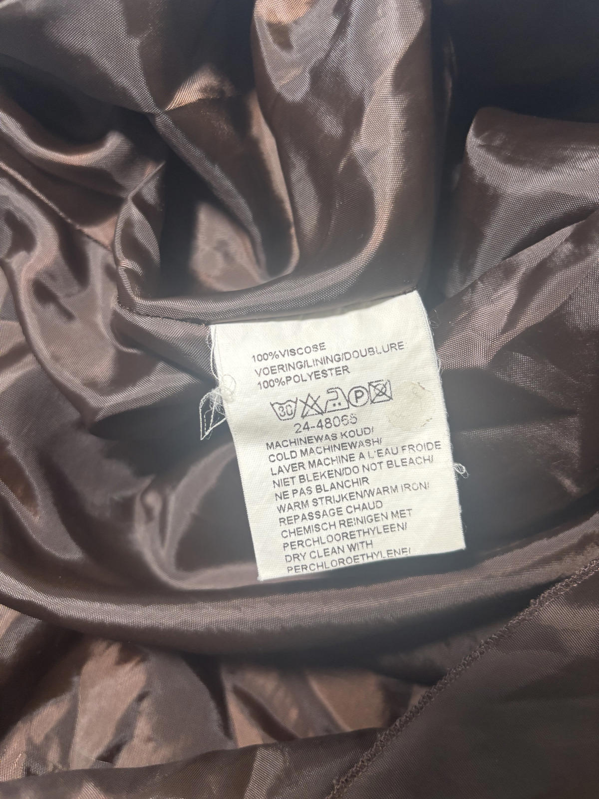 Bandolera Woman Medium Brown Patterned Midi Dress - Come Sell Nearly Anything