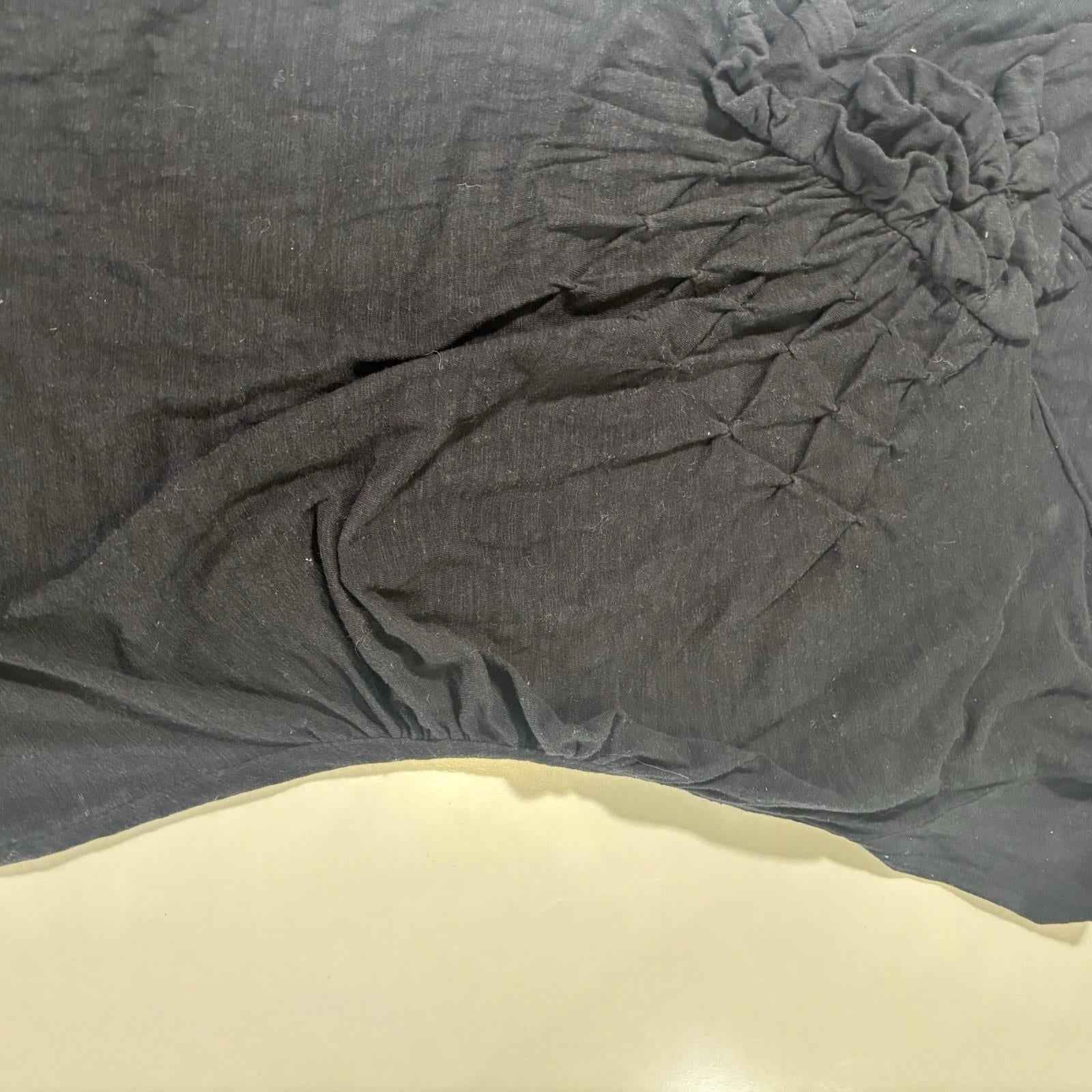 Vtg 80s 90s Black Blank Tank Top Basic Plain Sleeveless MIX Medium