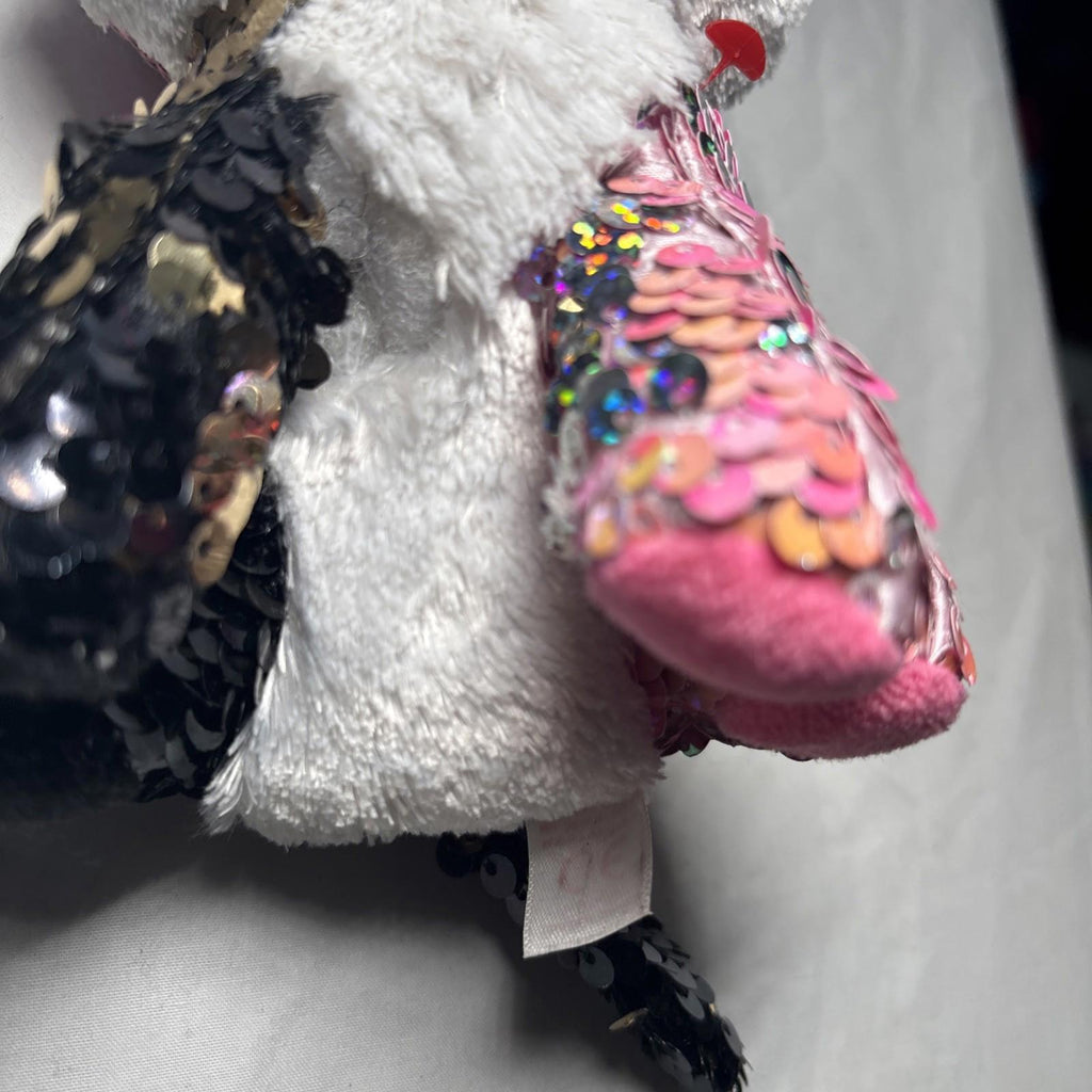 Ty Beanie Boos Flippables 6" MALIBU the Color Changing Sequins Cat Plush