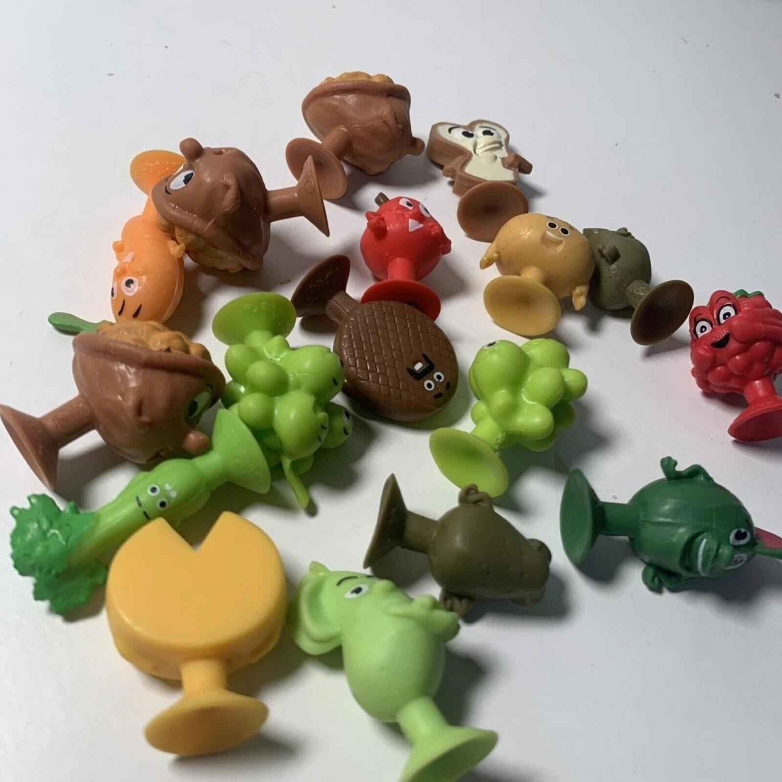 Bulk Lot of 17 Mixed Coles Stikeez Some Rare.