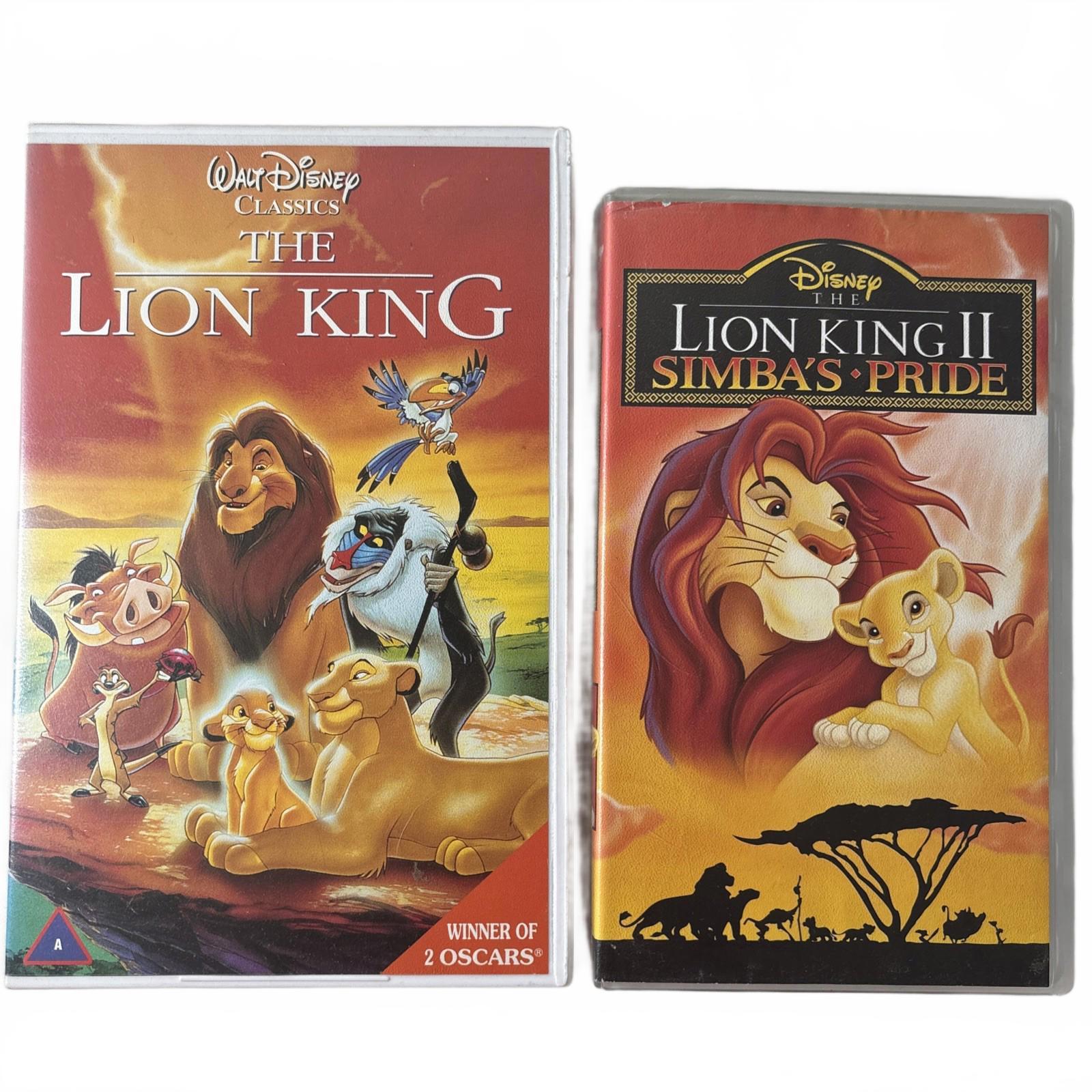 The Lion King And The Lion King II Simba’s Pride VHS Clamshell - Come Sell Nearly Anything