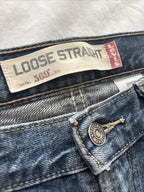 Levi's Men's 569 Loose Straight Jeans Size 34 Vintage Denim