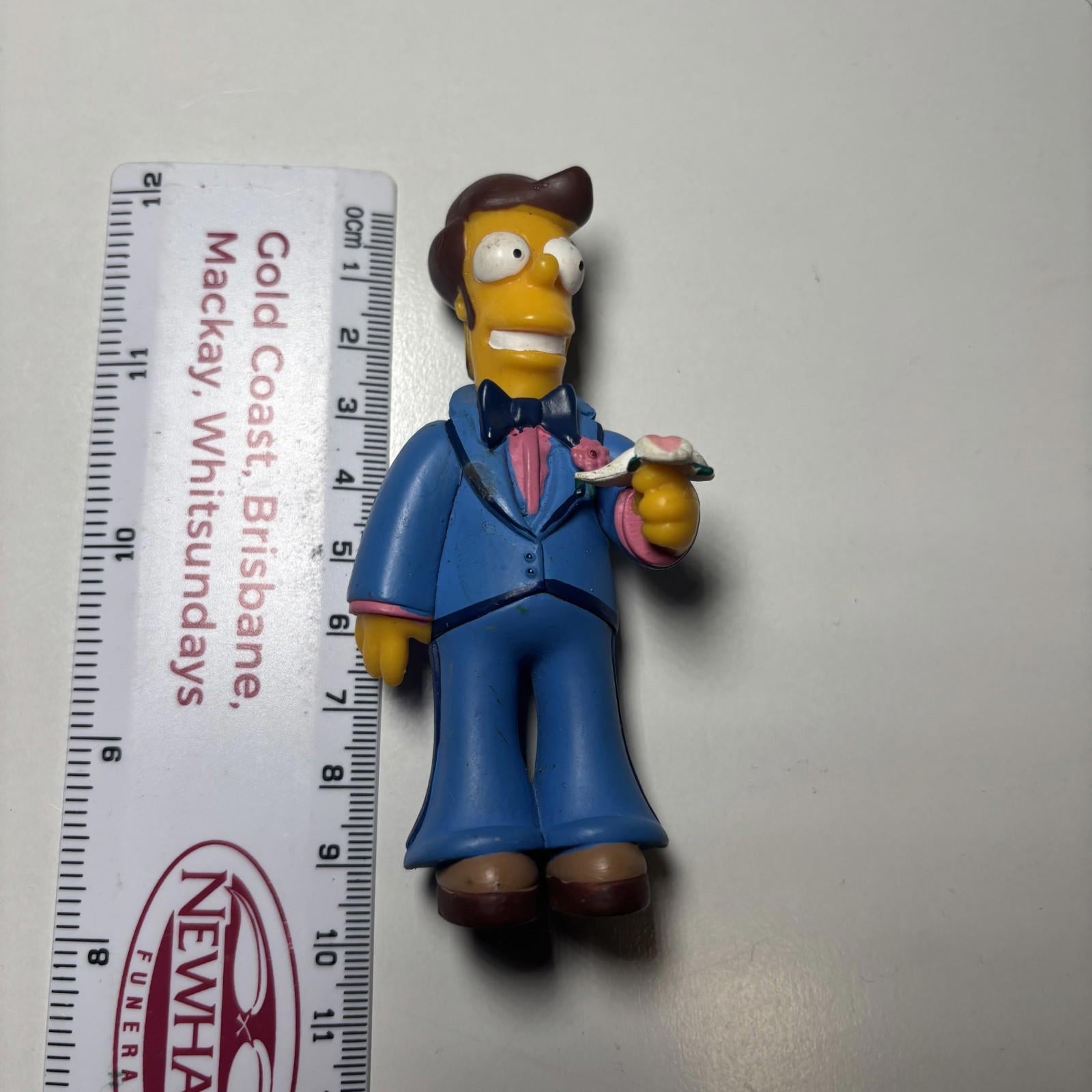 Young Prom Date Homer Fox 2006 Simpsons Figure 3.5" / 90mm Tall Good Condition