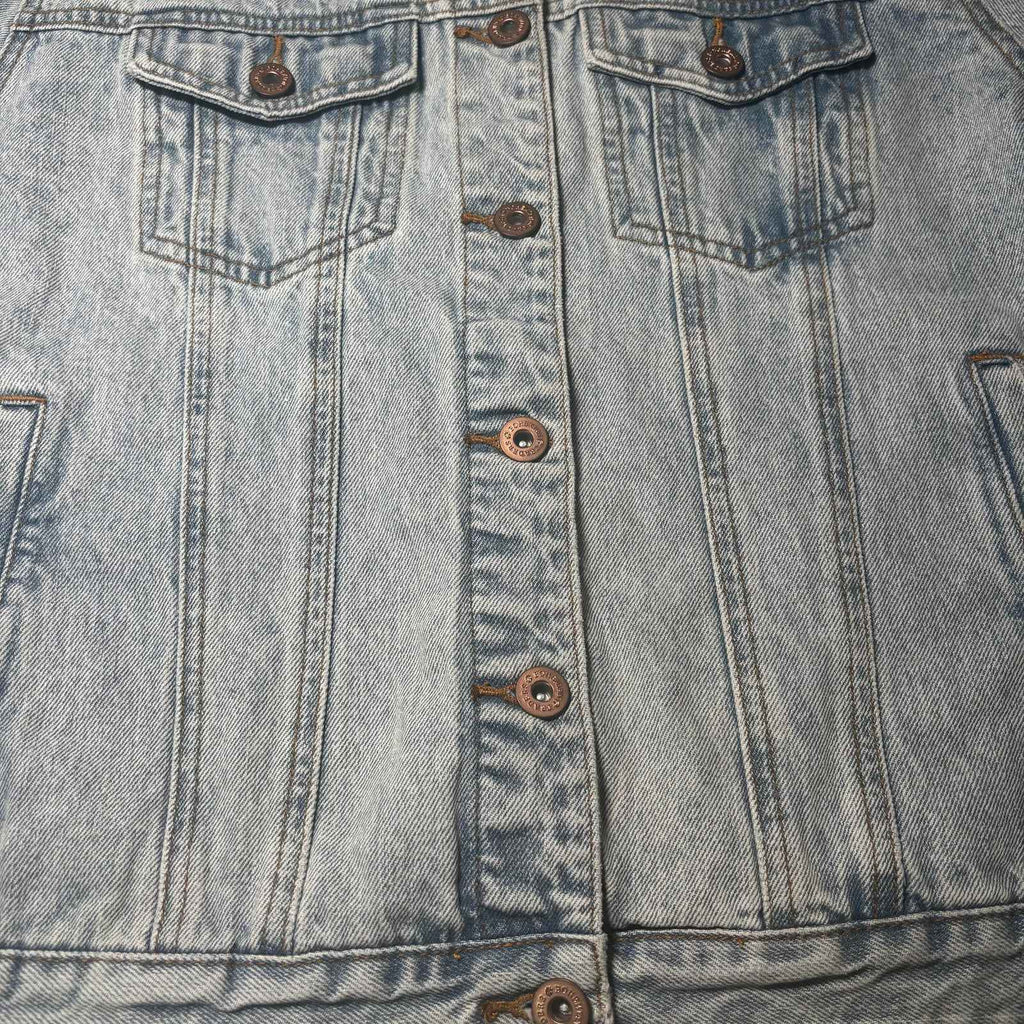 Bohemian Traders XXXL Denim Jacket Ice Blue Men's Outerwear #DenimJacket