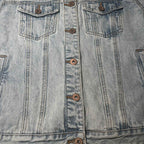 Bohemian Traders XXXL Denim Jacket Ice Blue Men's Outerwear #DenimJacket