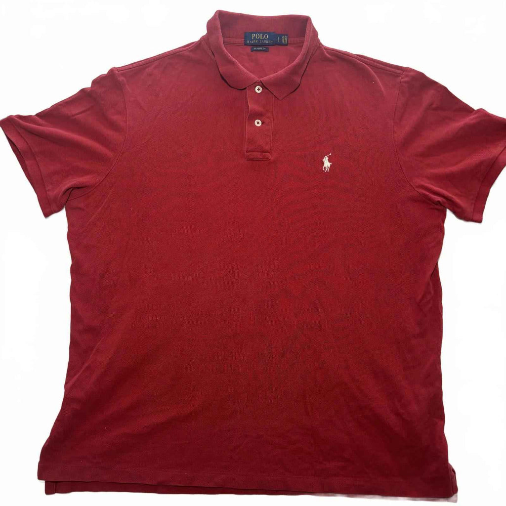 Polo Ralph Lauren Large Classic Fit Men's Polo Shirt Red #Menswear #Polos #Ralph