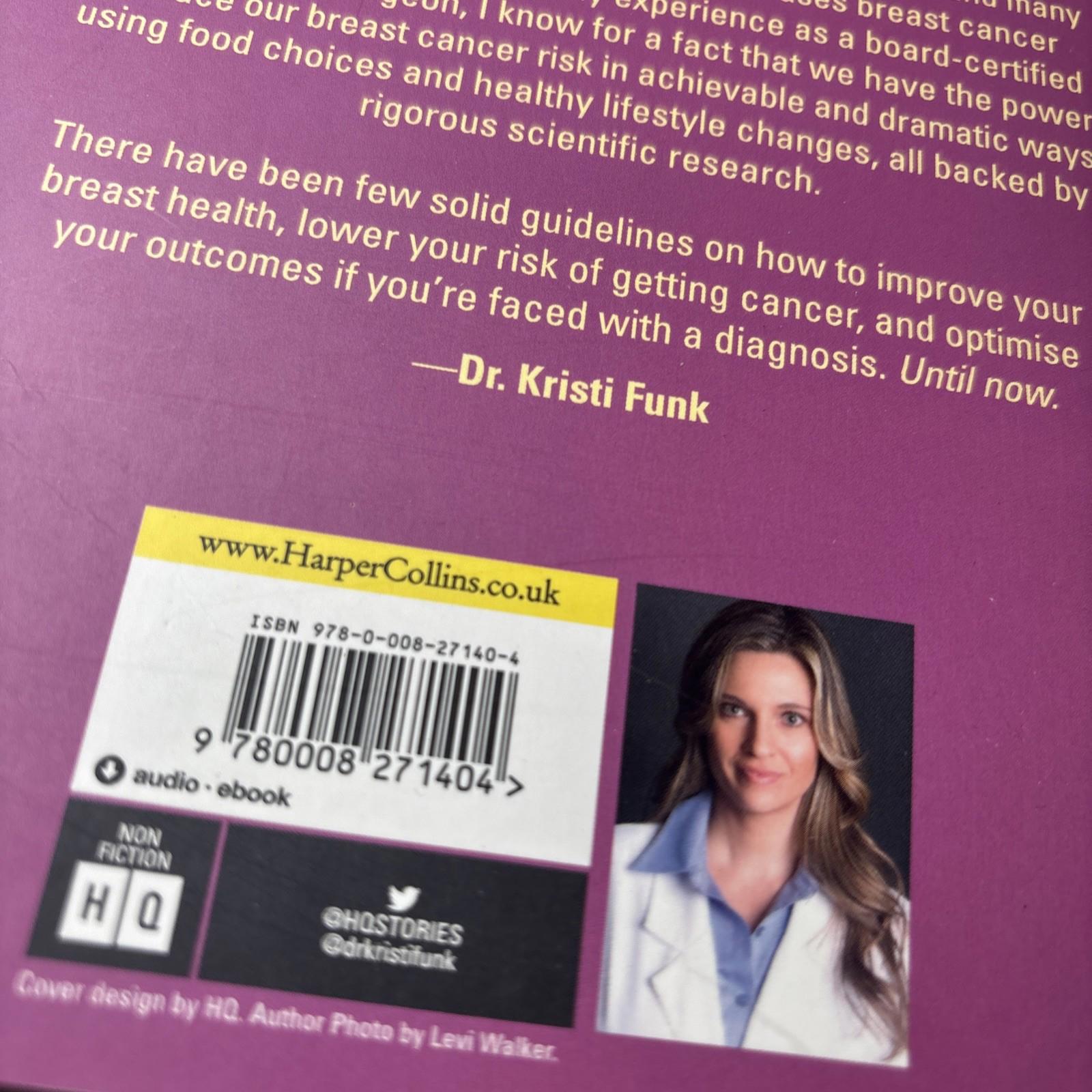 Breasts An Owner’s Manual Every Woman’s Guide to Reducing Cancer Risk NEW Book - Come Sell Nearly Anything