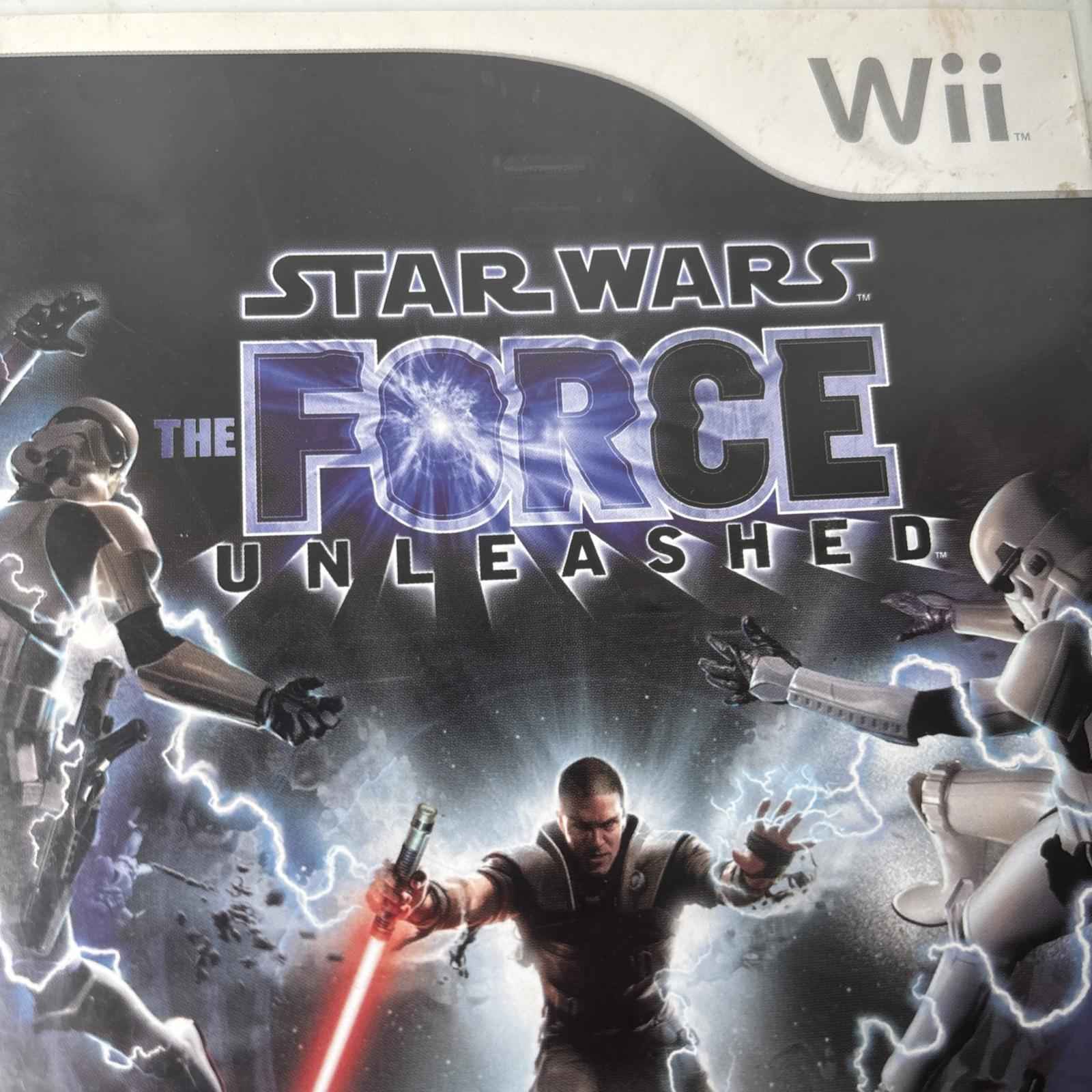 Star Wars The Force Unleashed Game for Nintendo Wii AUS Release PAL with Manual
