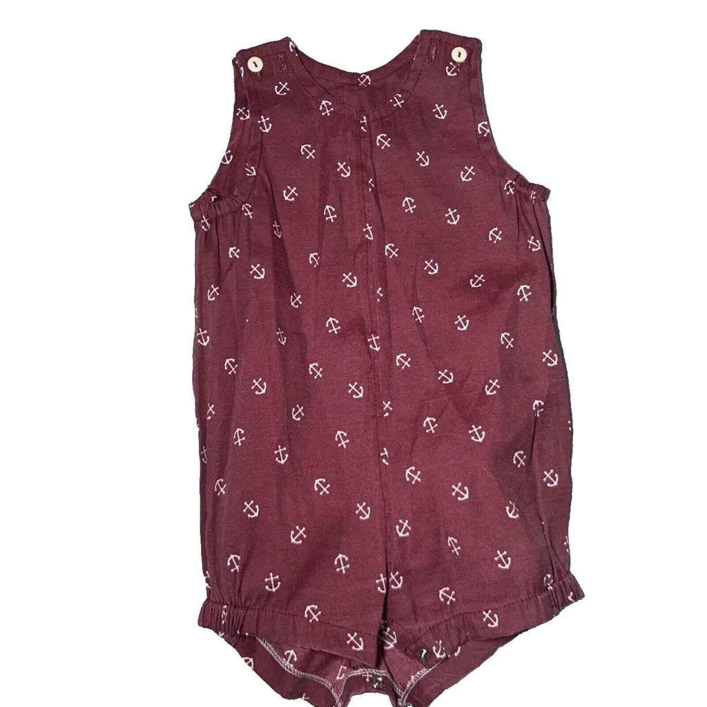 Little Almond May Boys Sea Anchor Romper 12-18 Months.