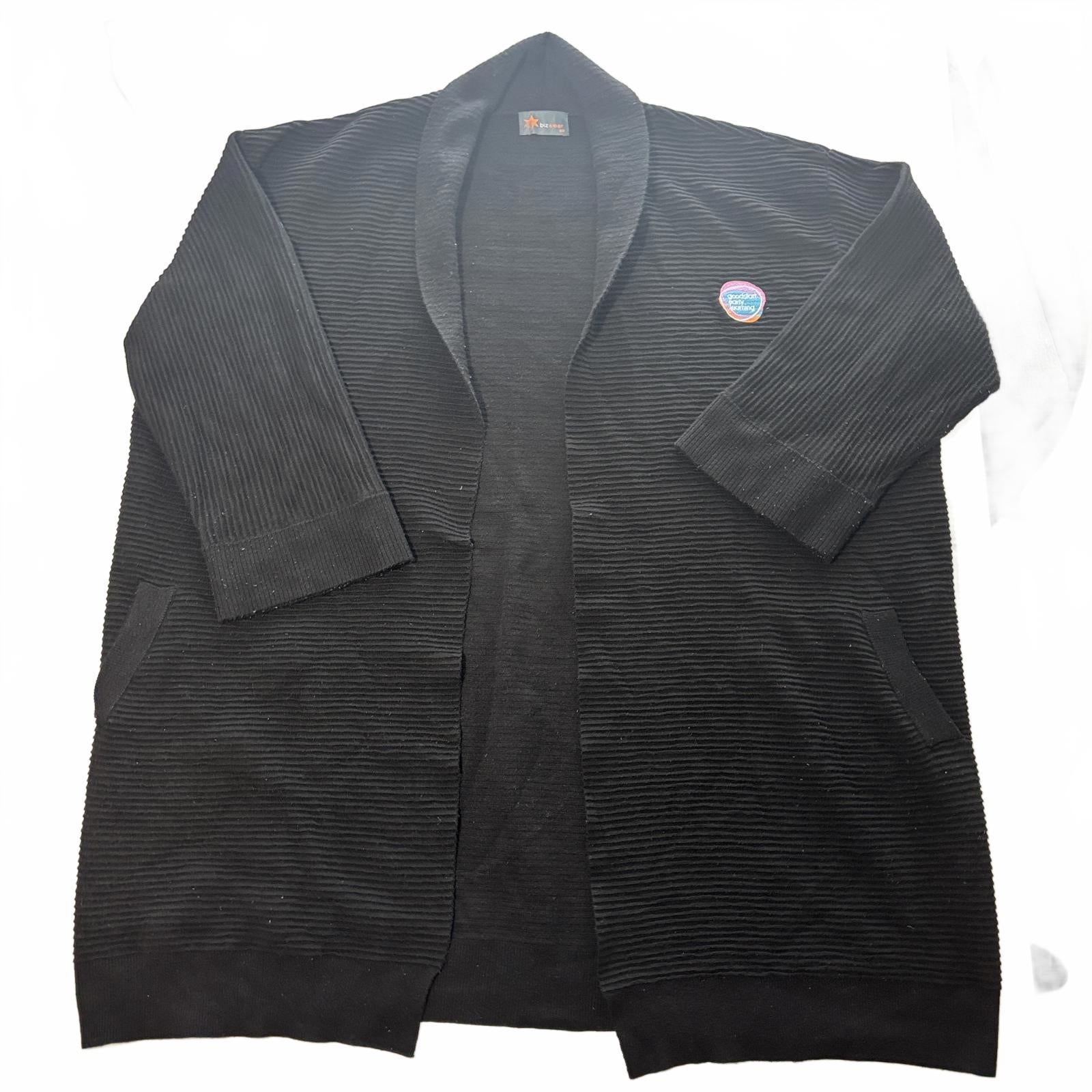 Good start Daycare  Cardigan Size 22 Black costume or replacement