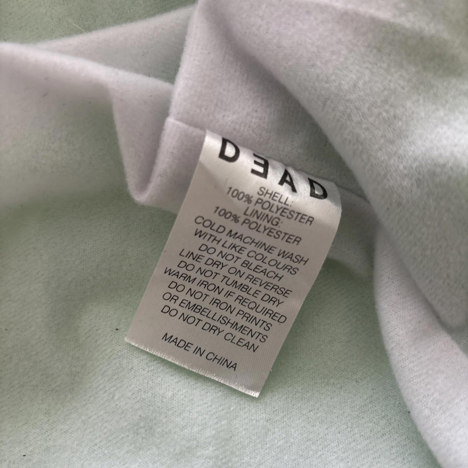 Genuine New Dead Studios Jacket  Box Logo Long Sleeve Green Y2K Size 2 (S/M)